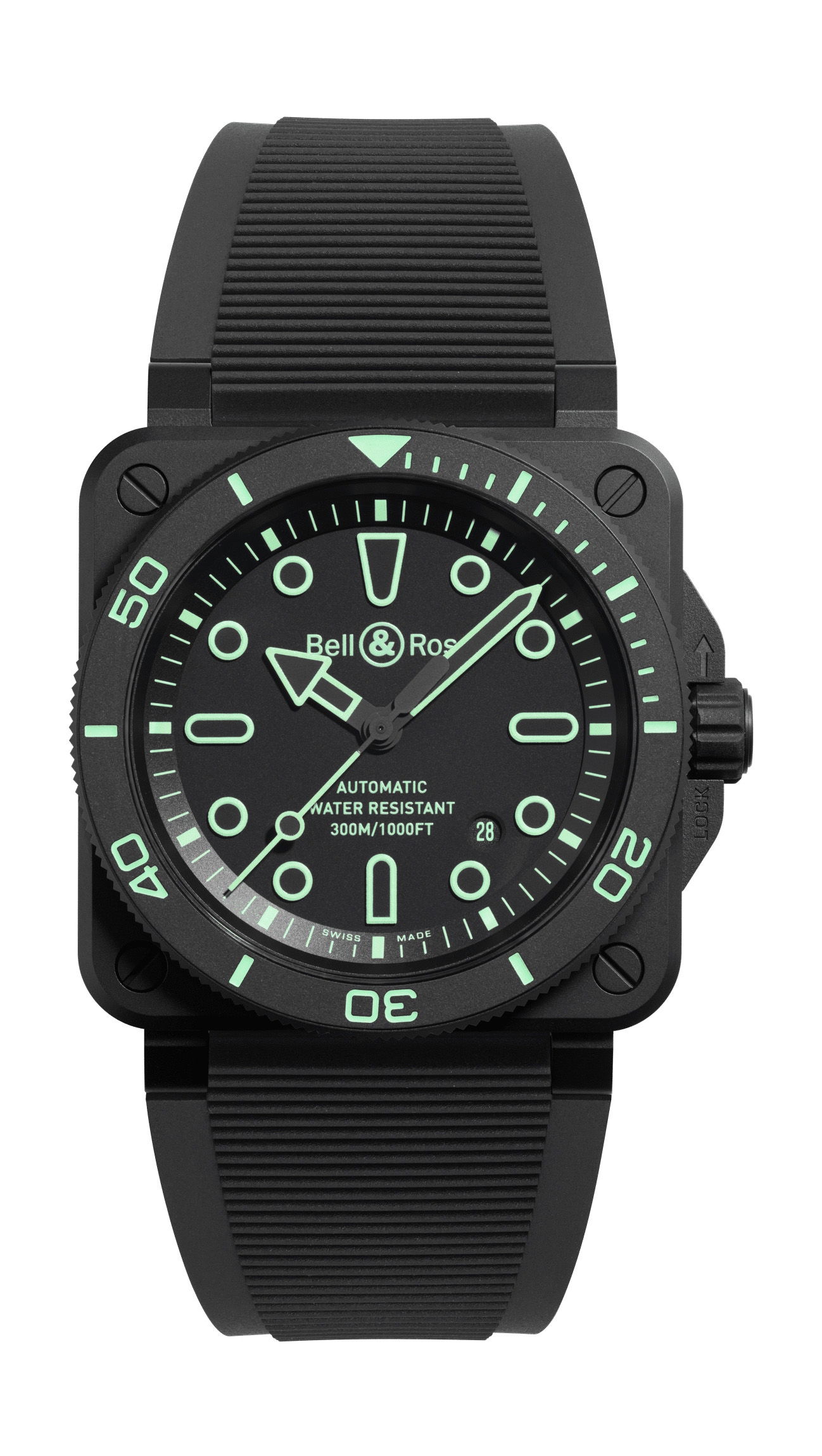 Bell &amp; Ross BR-03 Diver Lum Outline