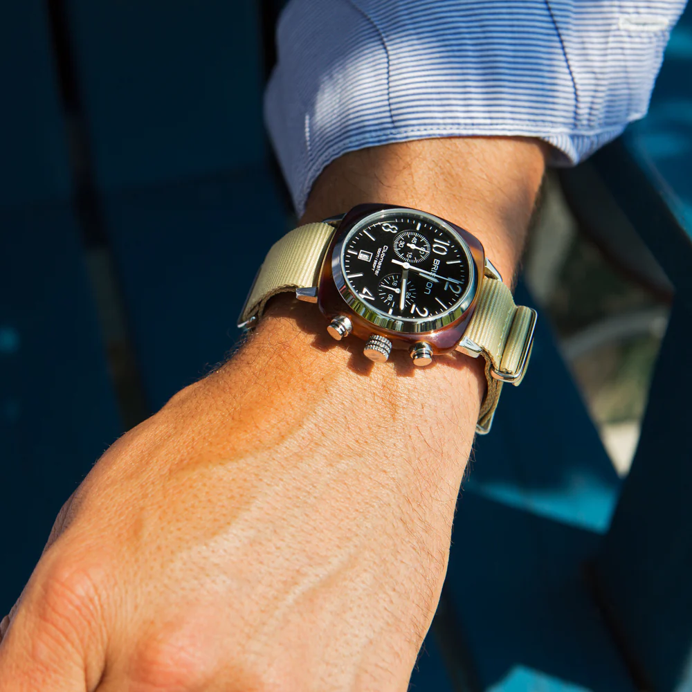 Briston Clubmaster Classic Chrono Black