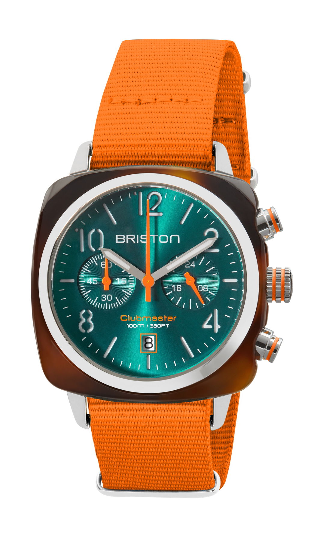 Briston Clubmaster Classic Chrono Summer Vibes Orange