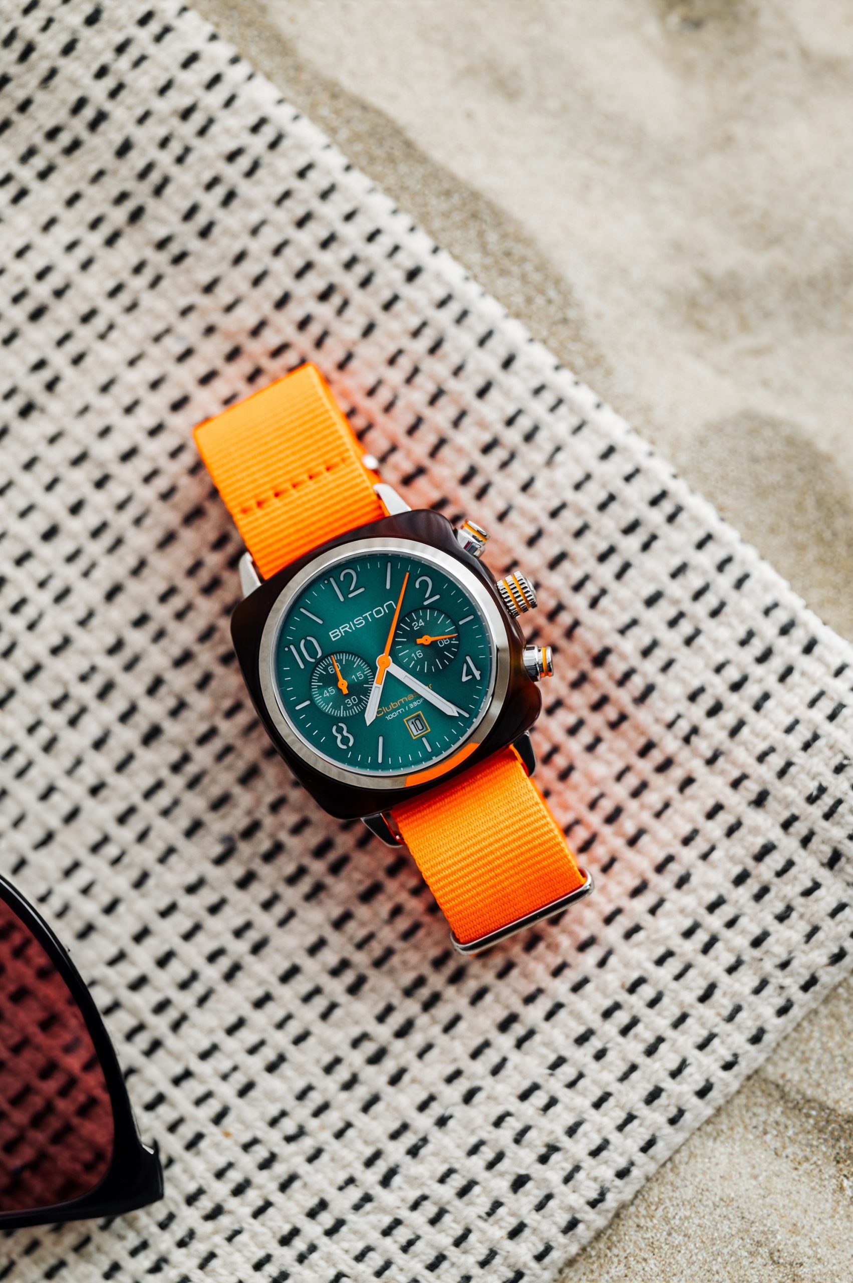 Briston Clubmaster Classic Chrono Summer Vibes Orange