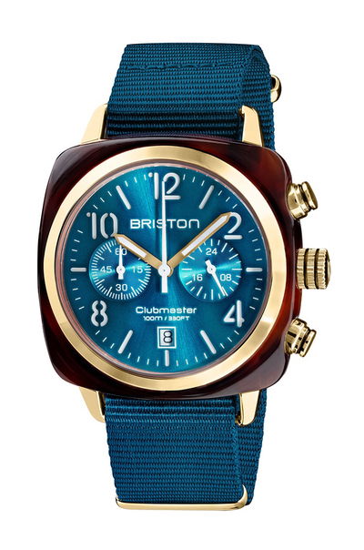 Briston Clubmaster Classic Chrono Yellow Gold