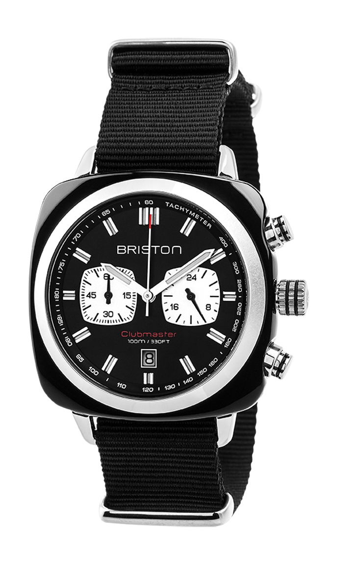Briston Clubmaster Sport Chrono Black