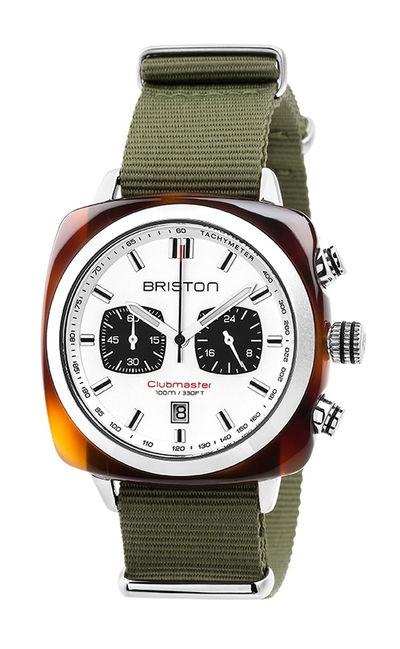 Briston Clubmaster Sport Chrono White