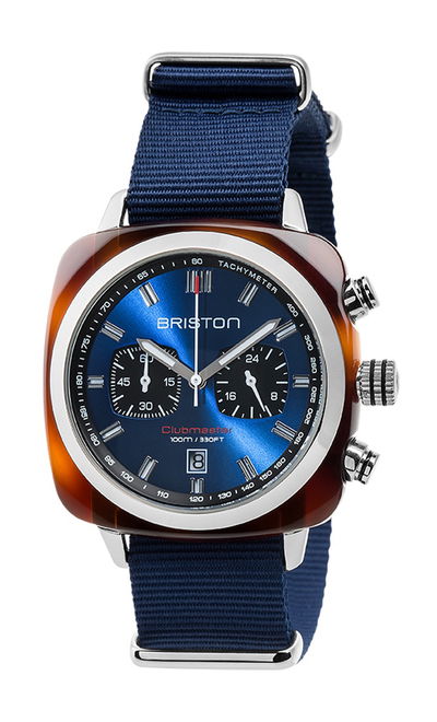 Briston Clubmaster Sport Chrono Navy Blue