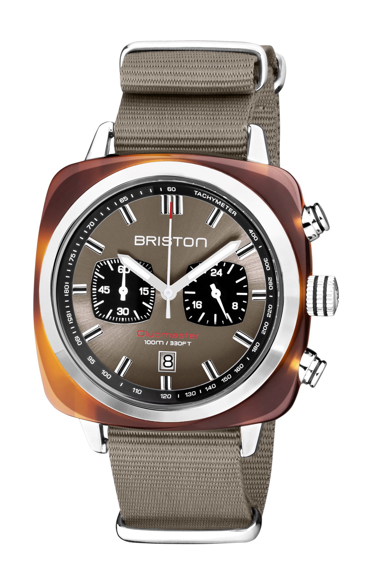 Briston Clubmaster Sport Chrono Gray Taupe
