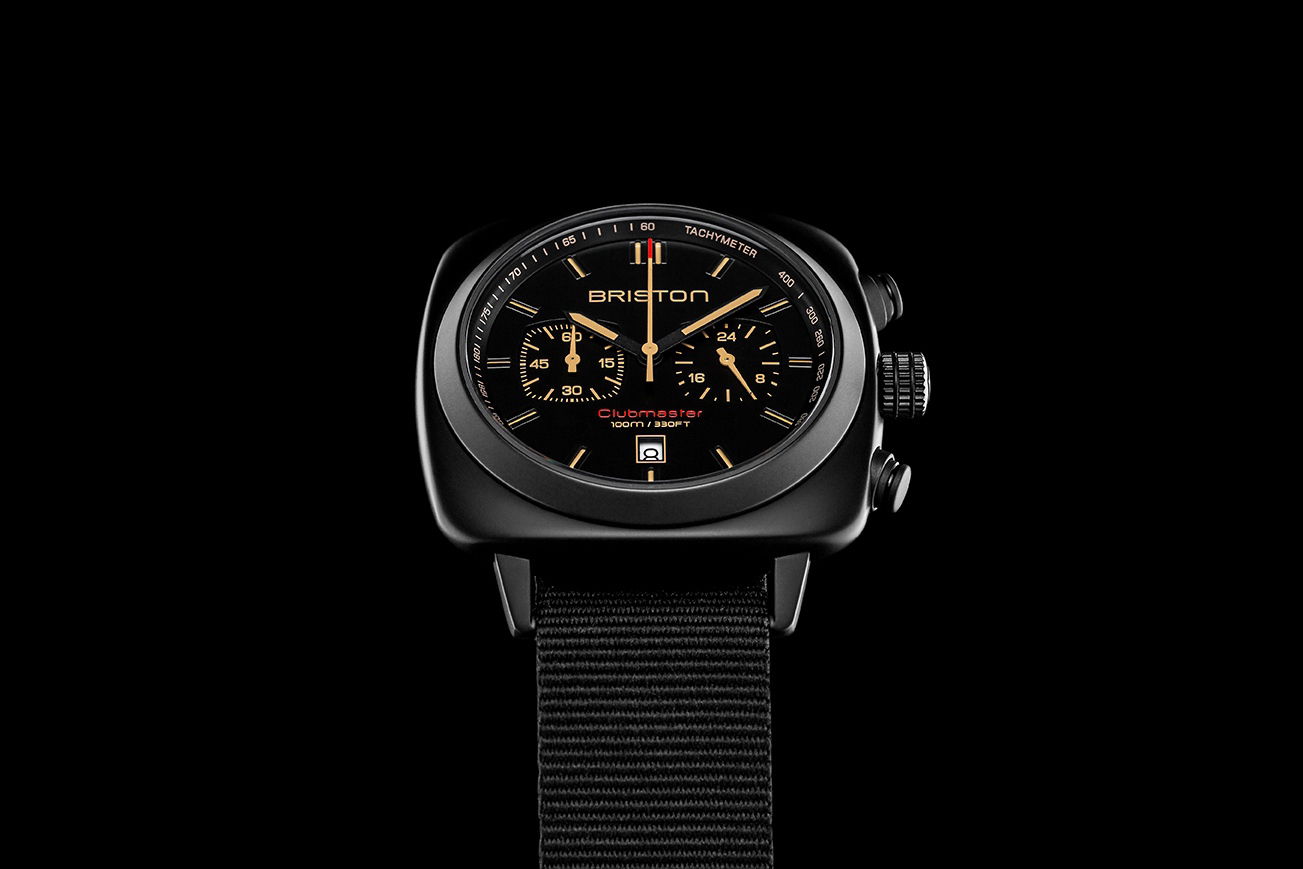 Briston Clubmaster Sport Chrono Matt Black
