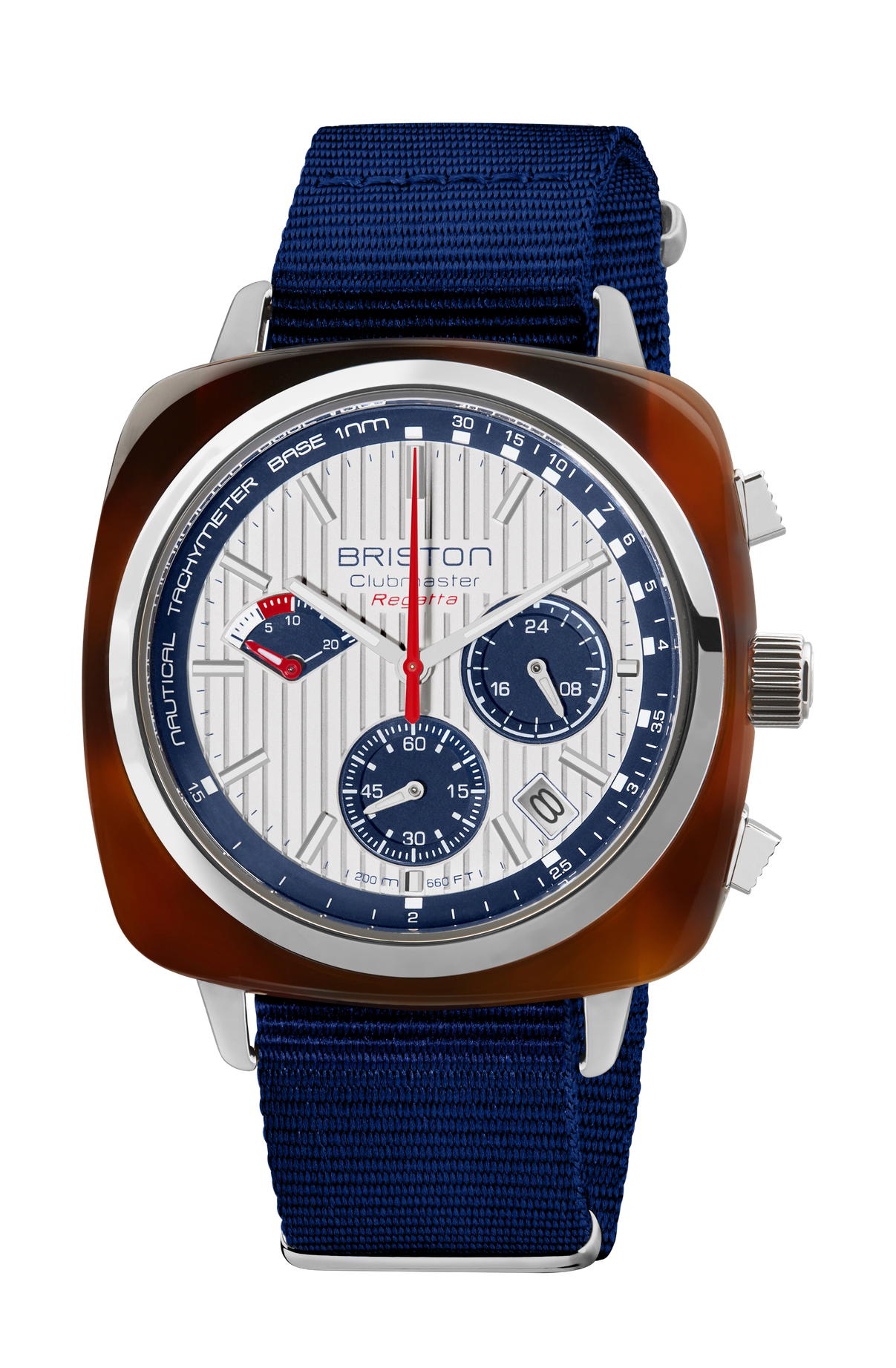 Briston Clubmaster Regatta Chrono White