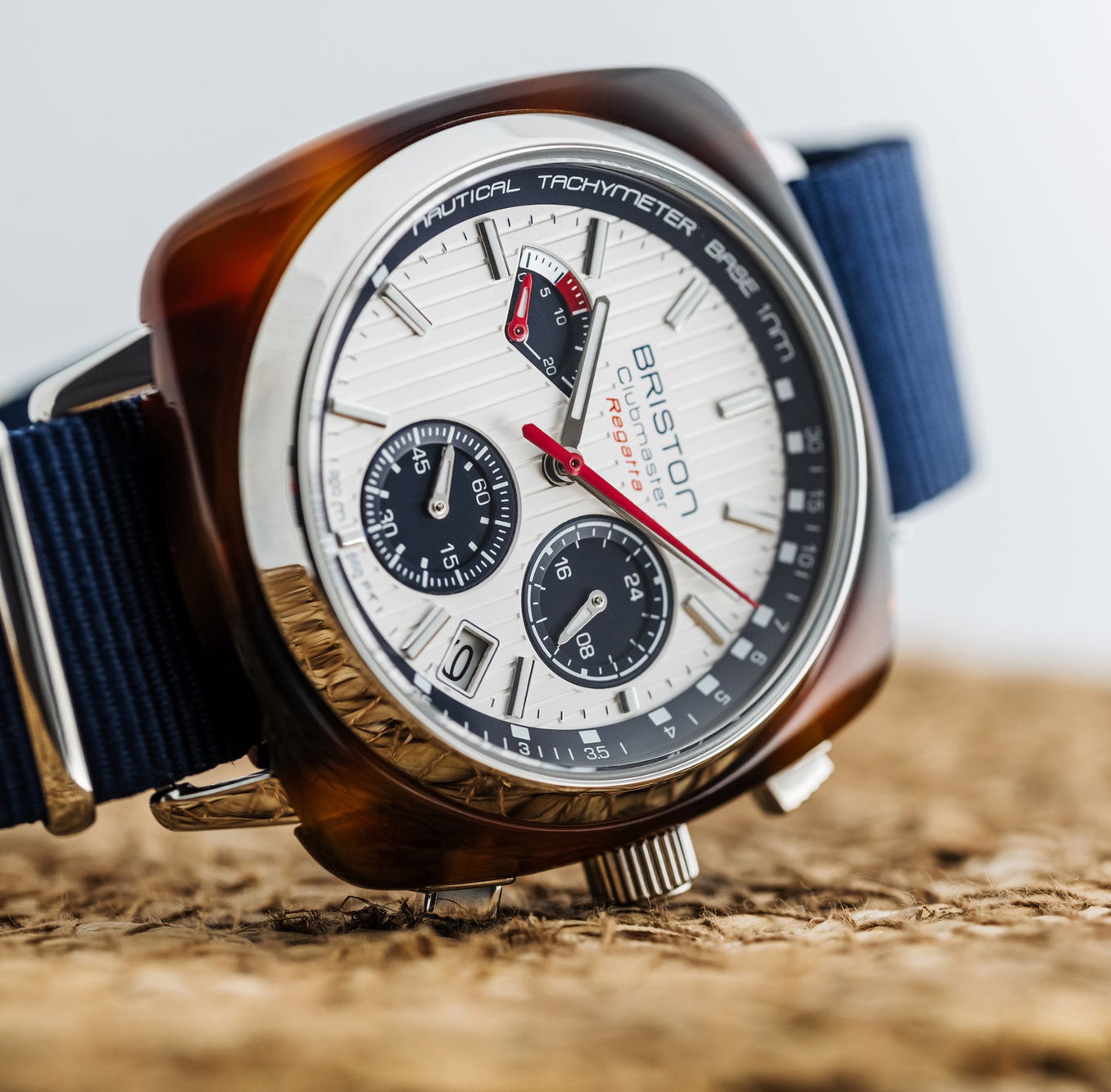 Briston Clubmaster Regatta Chrono White