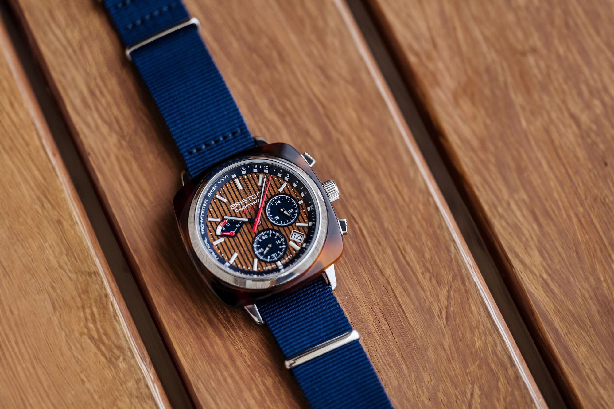 Briston Clubmaster Regatta Chrono Walnut