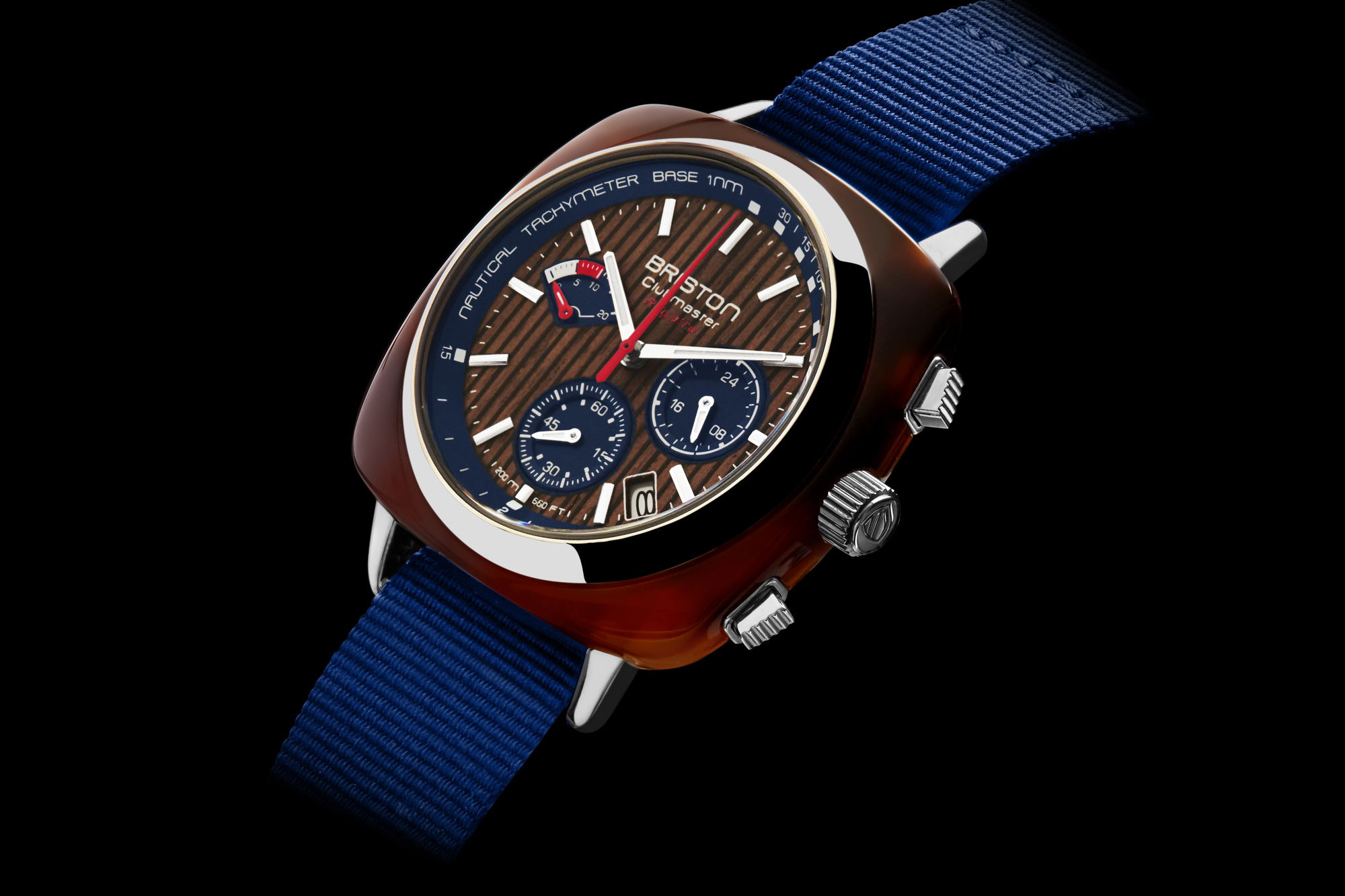 Briston Clubmaster Regatta Chrono Walnut