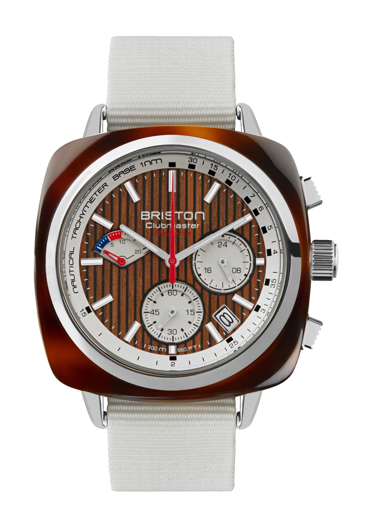 Briston Clubmaster Regatta Chrono Walnut