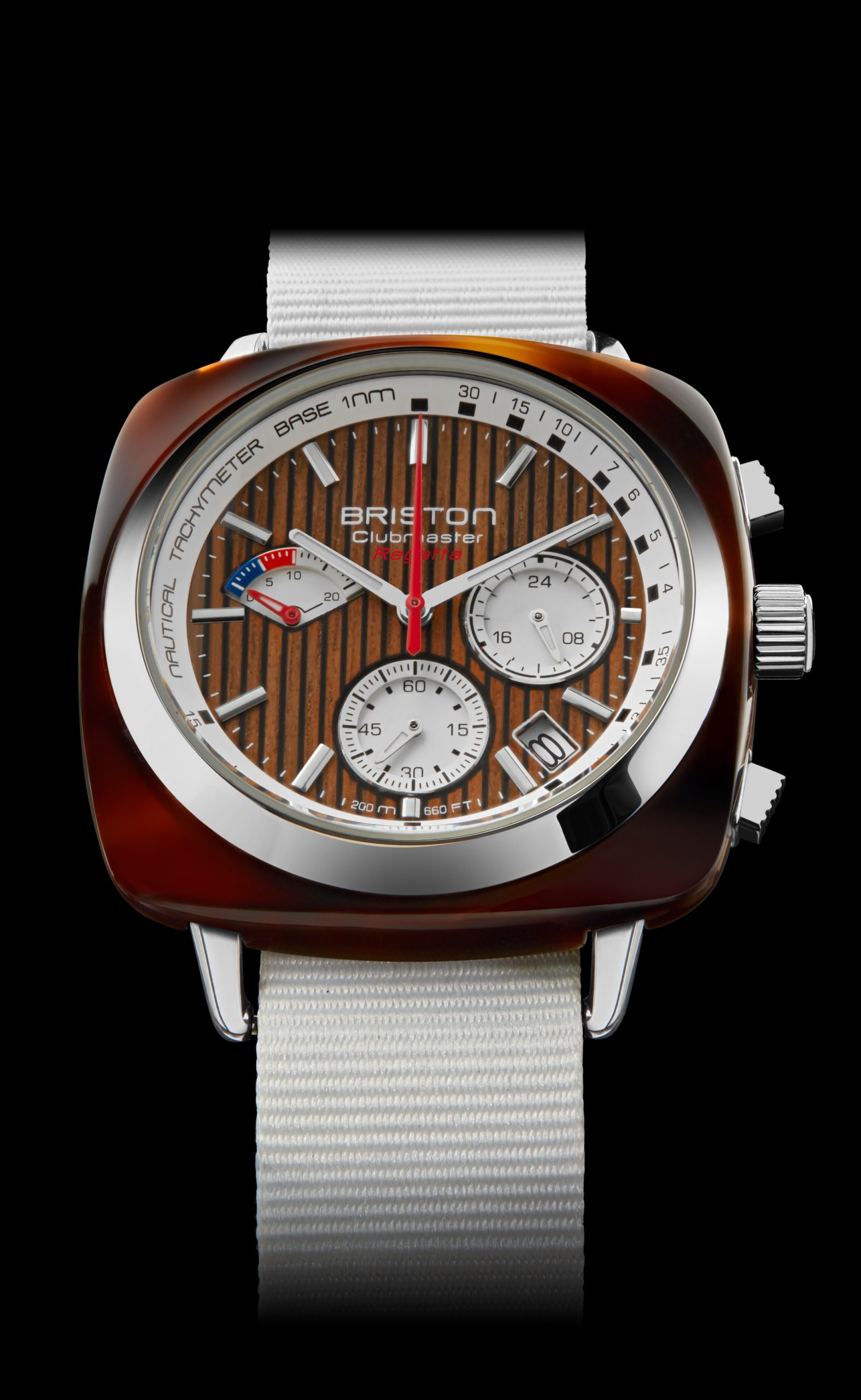 Briston Clubmaster Regatta Chrono Walnut