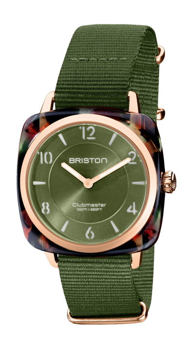 Briston Clubmaster Chic HM Gold Olive Green