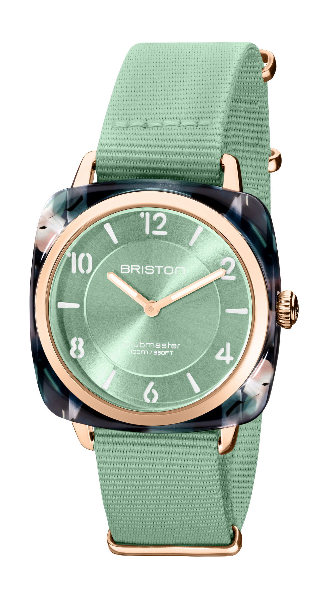 Briston Clubmaster Chic HM Gold Ice Blue – The Watch Pages