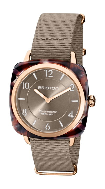 Briston Clubmaster Chic HM Gold Gray Taupe