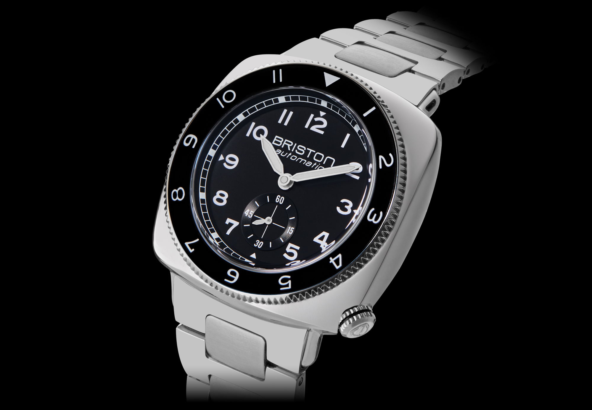 Briston Clubmaster Legend Small Second Steel Black