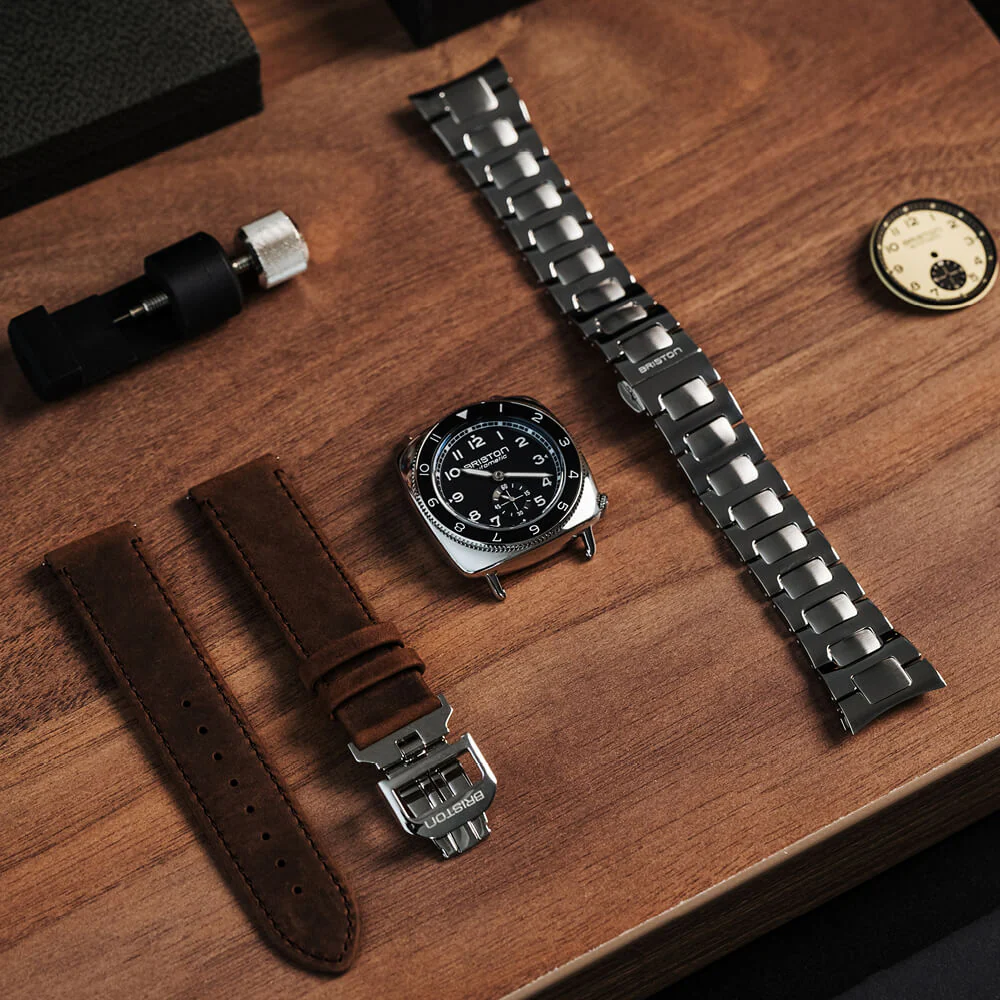 Briston Clubmaster Legend Small Second Steel Black