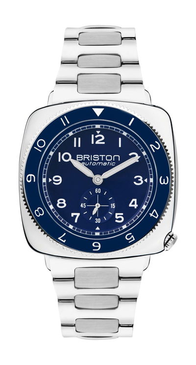 Briston Clubmaster Legend Small Second Steel Navy Blue