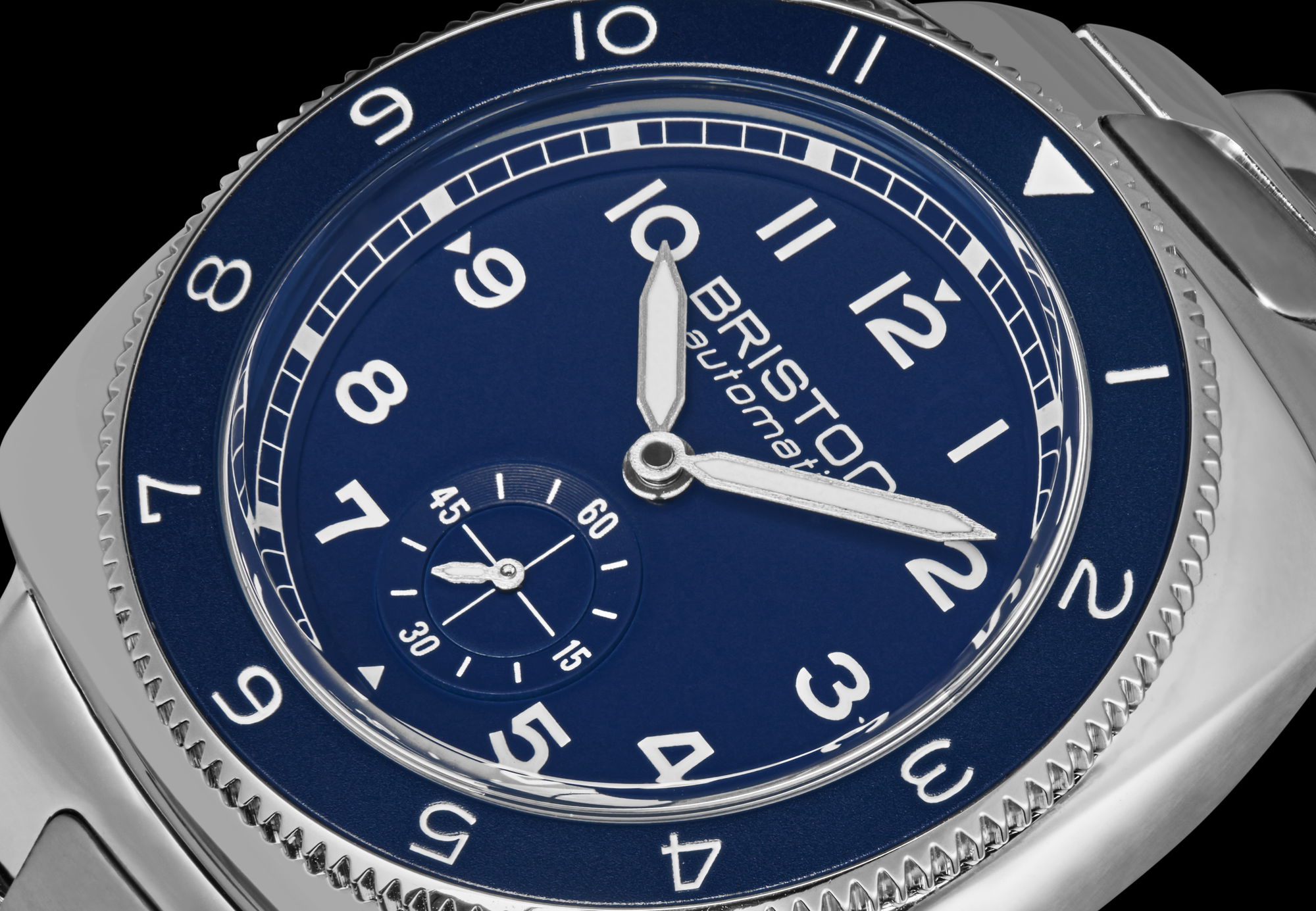 Briston Clubmaster Legend Small Second Steel Navy Blue