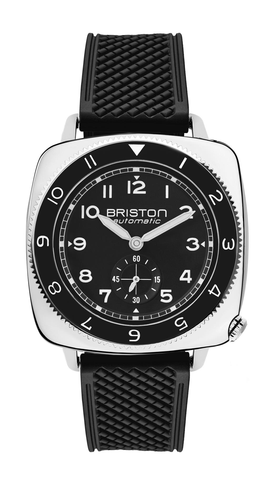 Briston Clubmaster Legend Small Second Steel Black