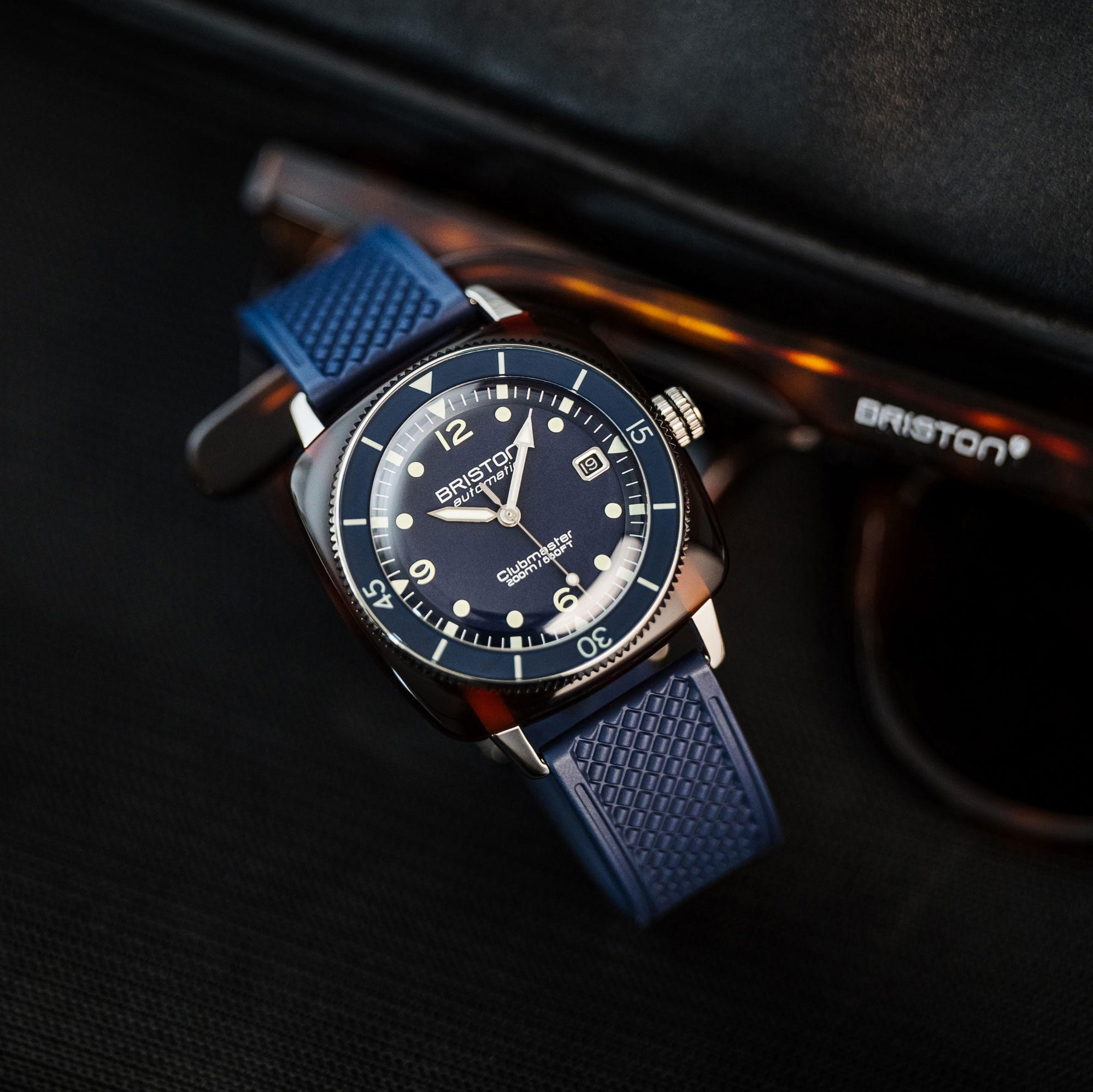 Briston Clubmaster Legend Diver Navy Blue