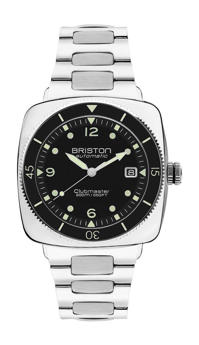 Briston Clubmaster Legend Diver Steel Black