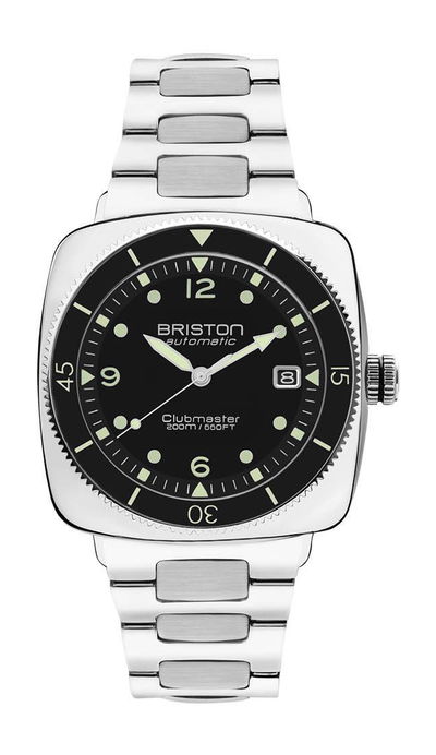 Briston Clubmaster Legend Diver Steel Black