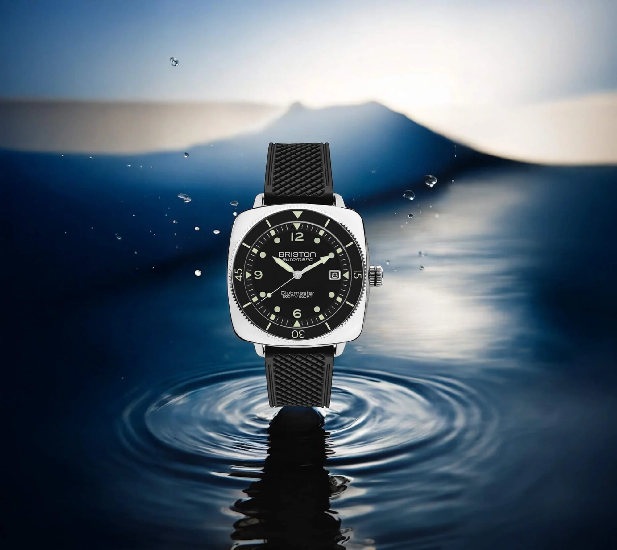 Briston Clubmaster Legend Diver Steel Black