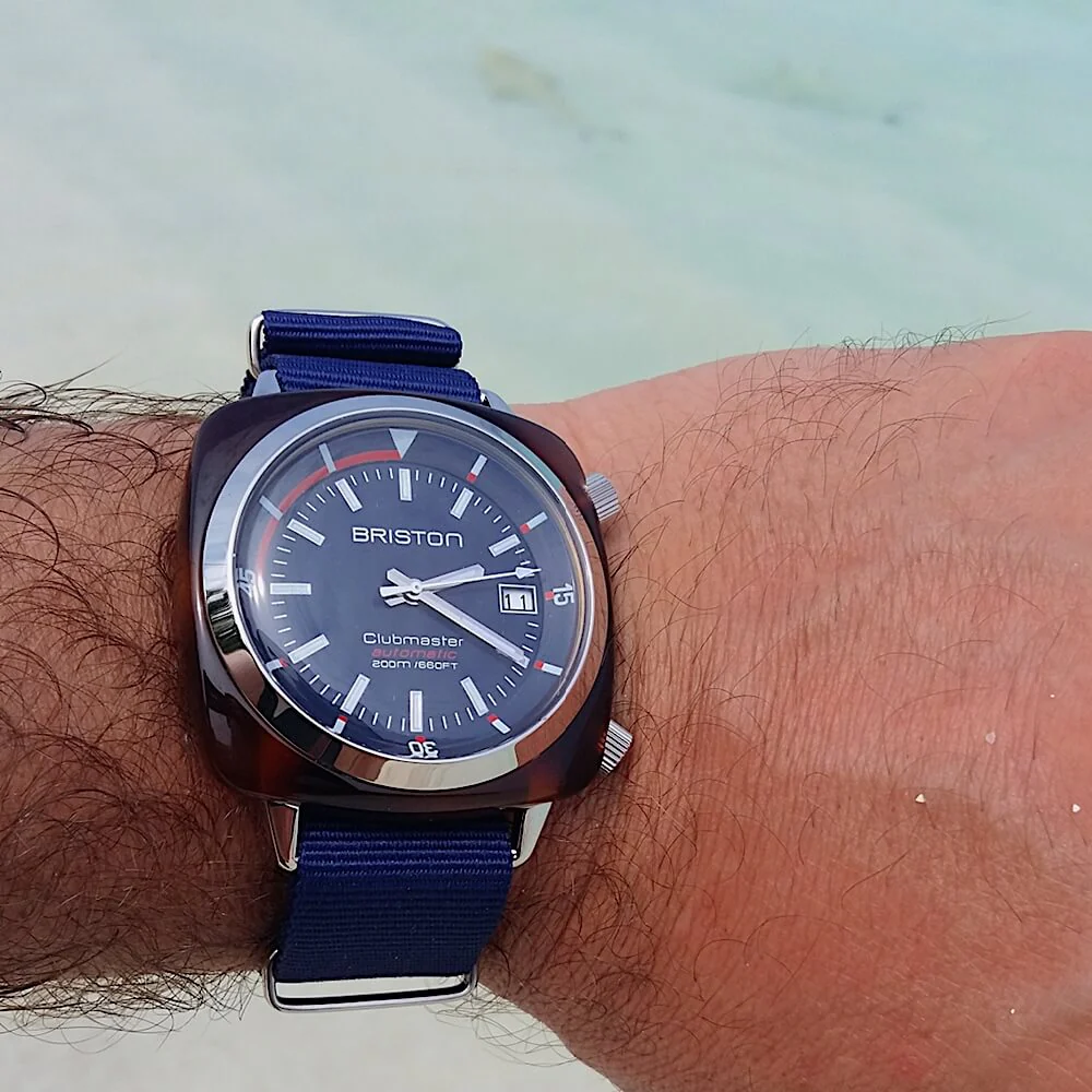 Briston Clubmaster Diver Navy Blue