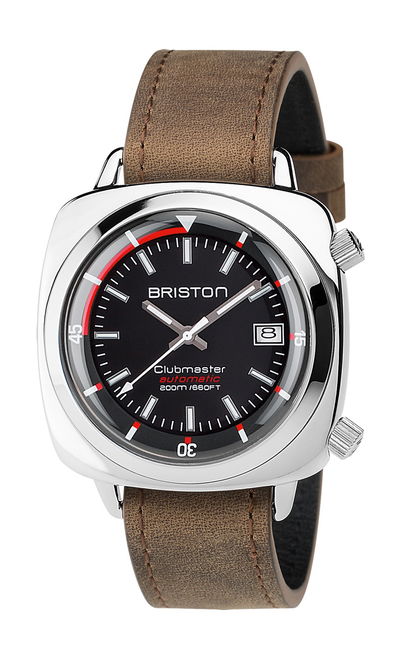 Briston Clubmaster Diver Steel Black