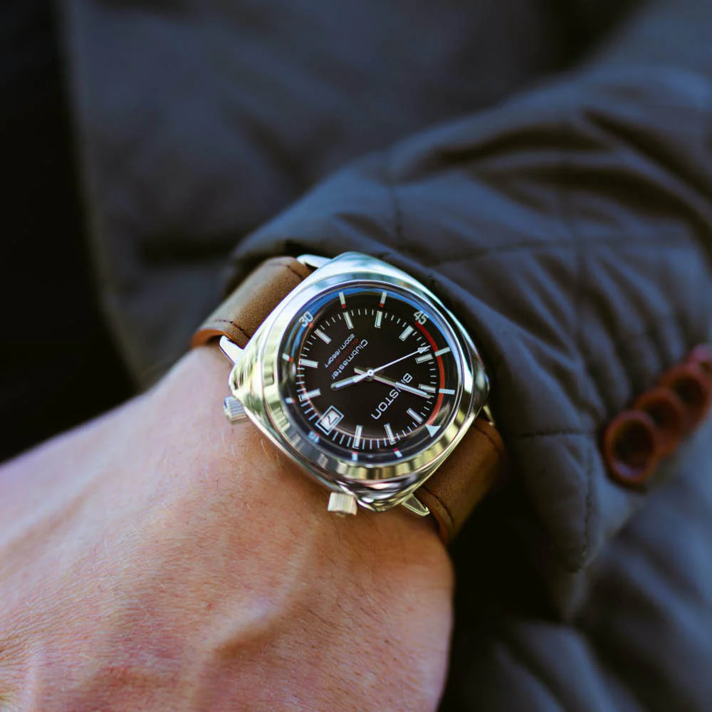 Briston Clubmaster Diver Steel Black