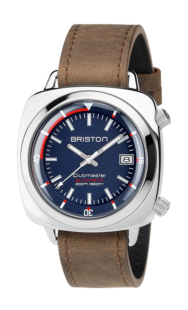 Briston Clubmaster Diver Steel Navy Blue