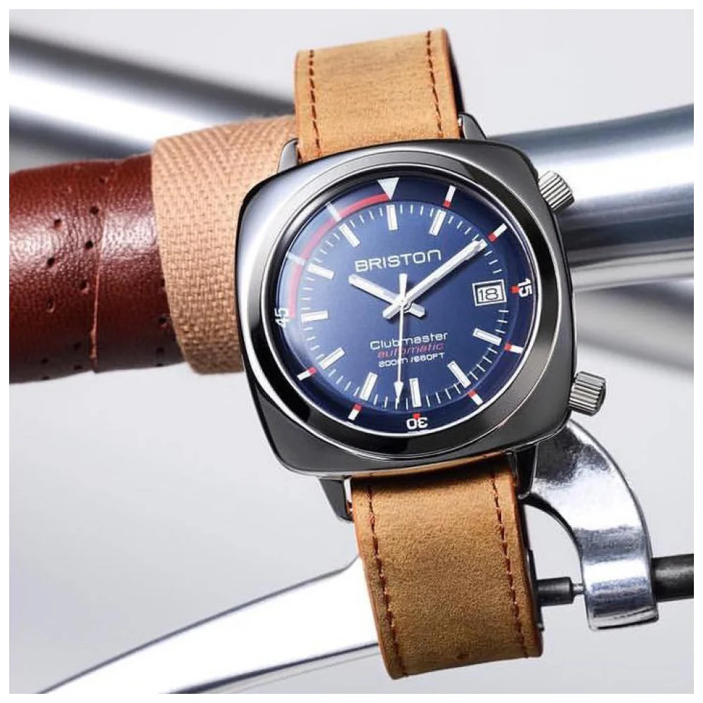 Briston Clubmaster Diver Steel Navy Blue