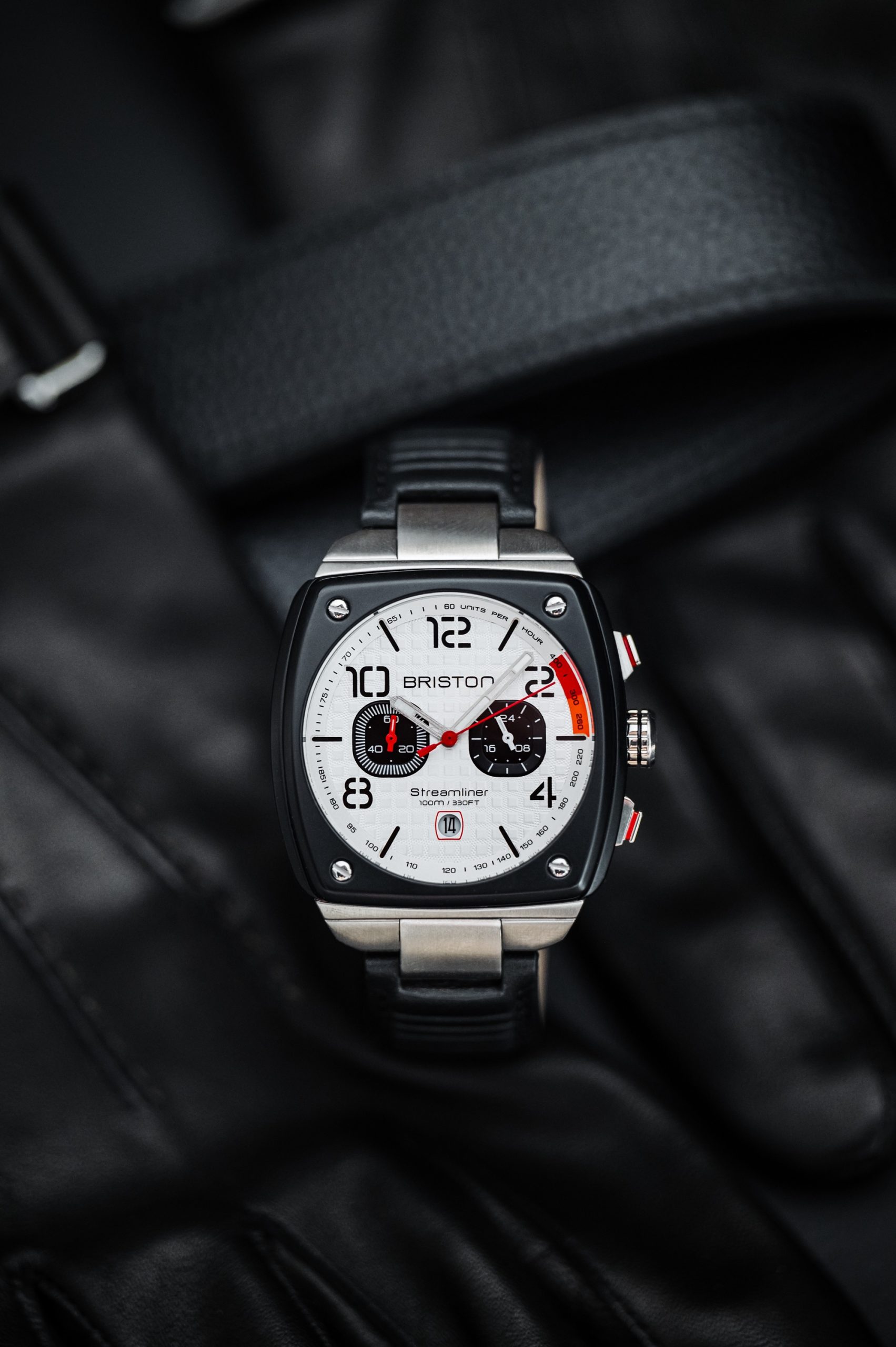 Briston Streamliner Urban Chrono Gentleman Driver White