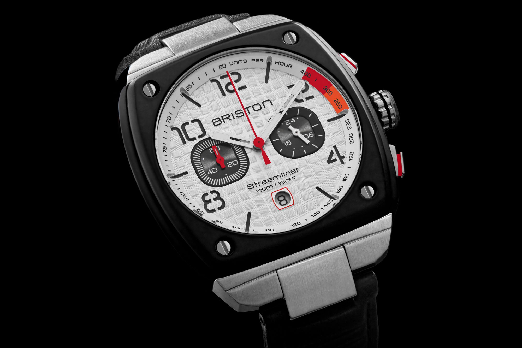 Briston Streamliner Urban Chrono Gentleman Driver White
