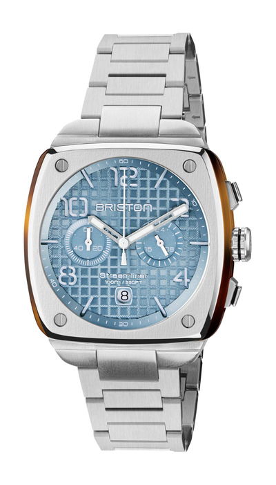 Briston Streamliner Urban Chrono Steel Ice Blue