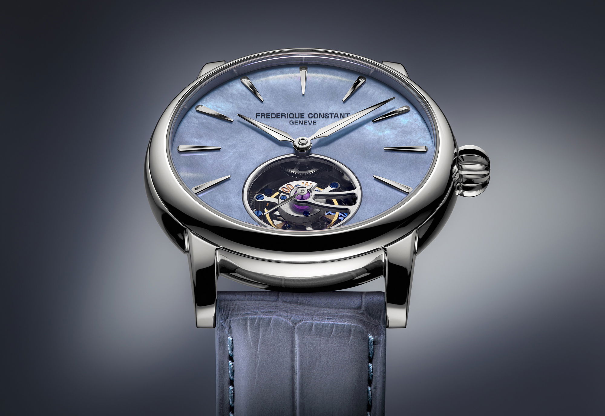 FREDERIQUE CONSTANT 自動巻き 時計 スイス製FREDERIQUE CONSTANT 自動巻きデイト良品