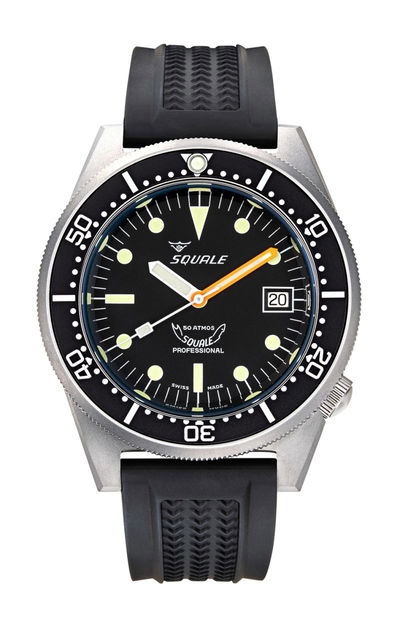 Squale 1521 Black Blasted