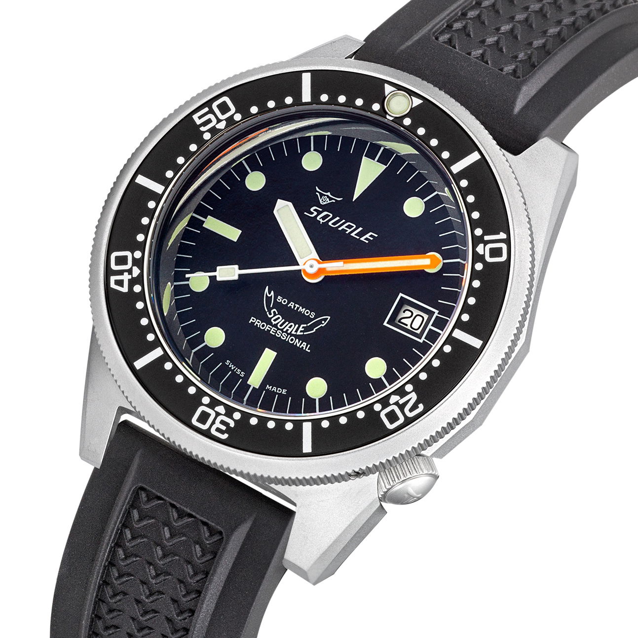 Squale 1521 Black Blasted