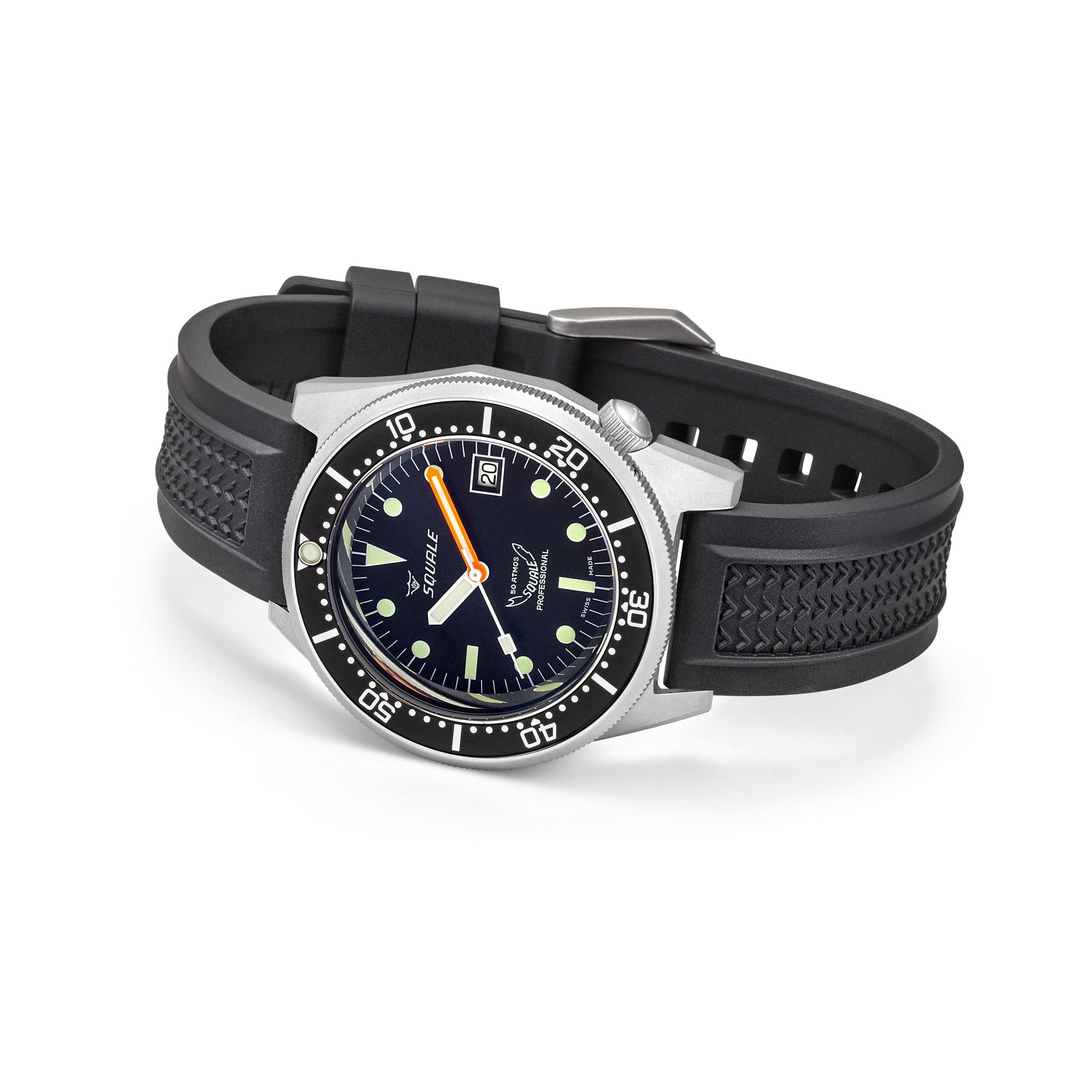 Squale 1521 Black Blasted