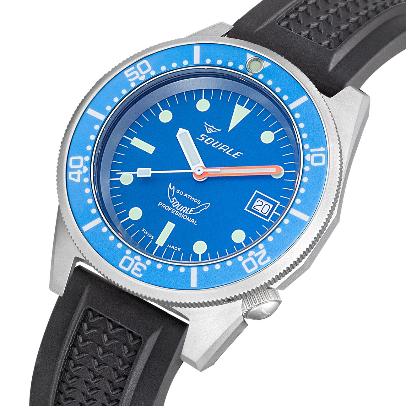 Squale 1521 Blue Blasted