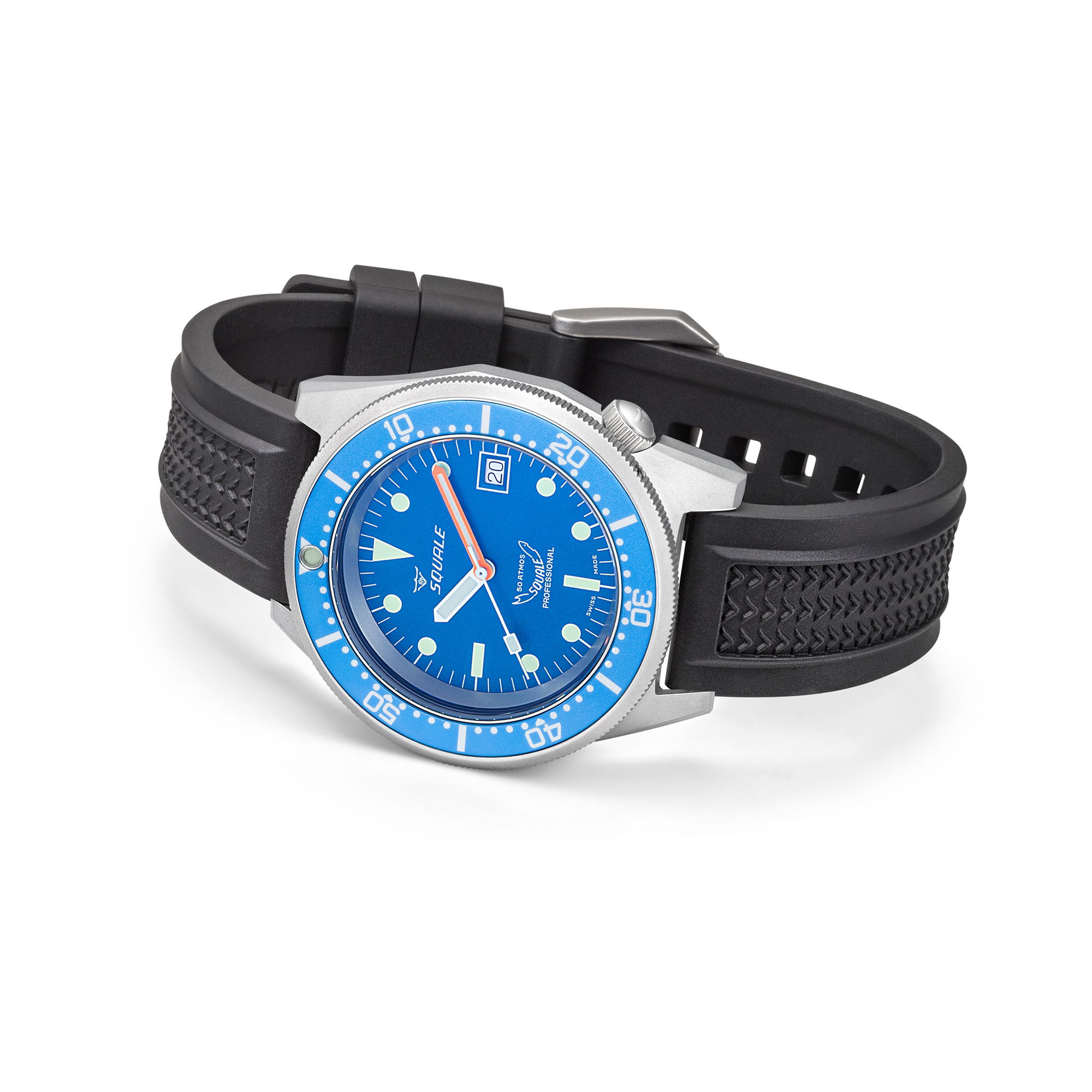 Squale 1521 Blue Blasted
