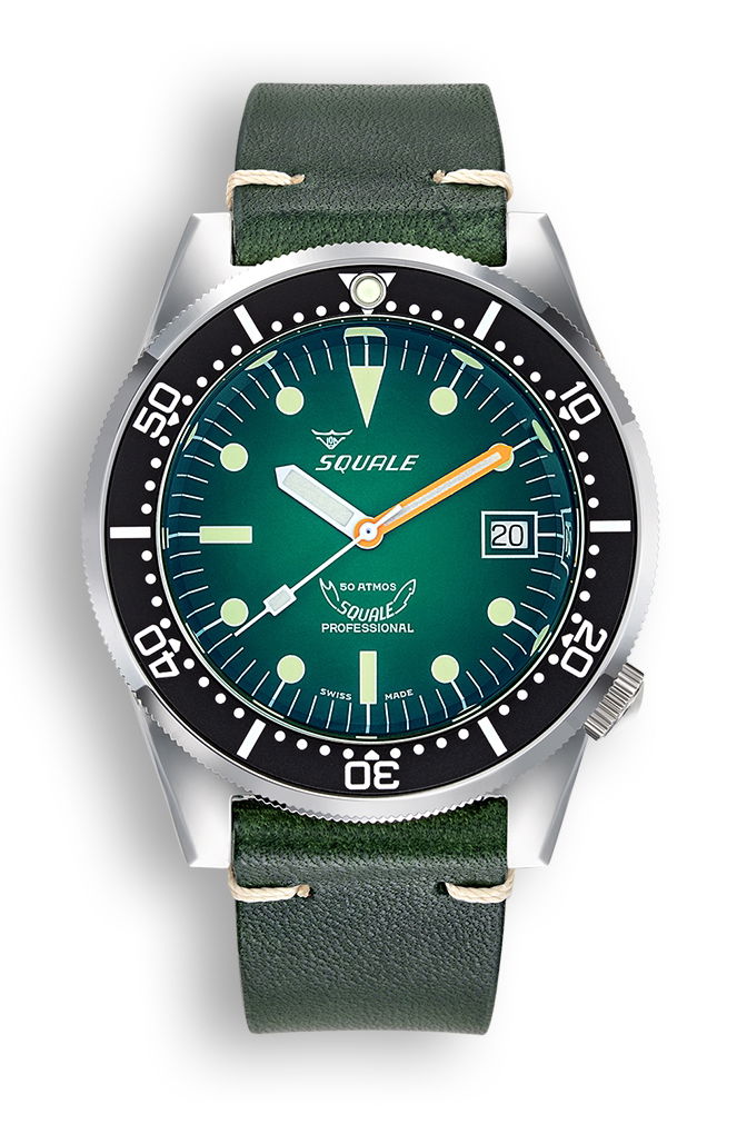 Squale 1521 Green Ray