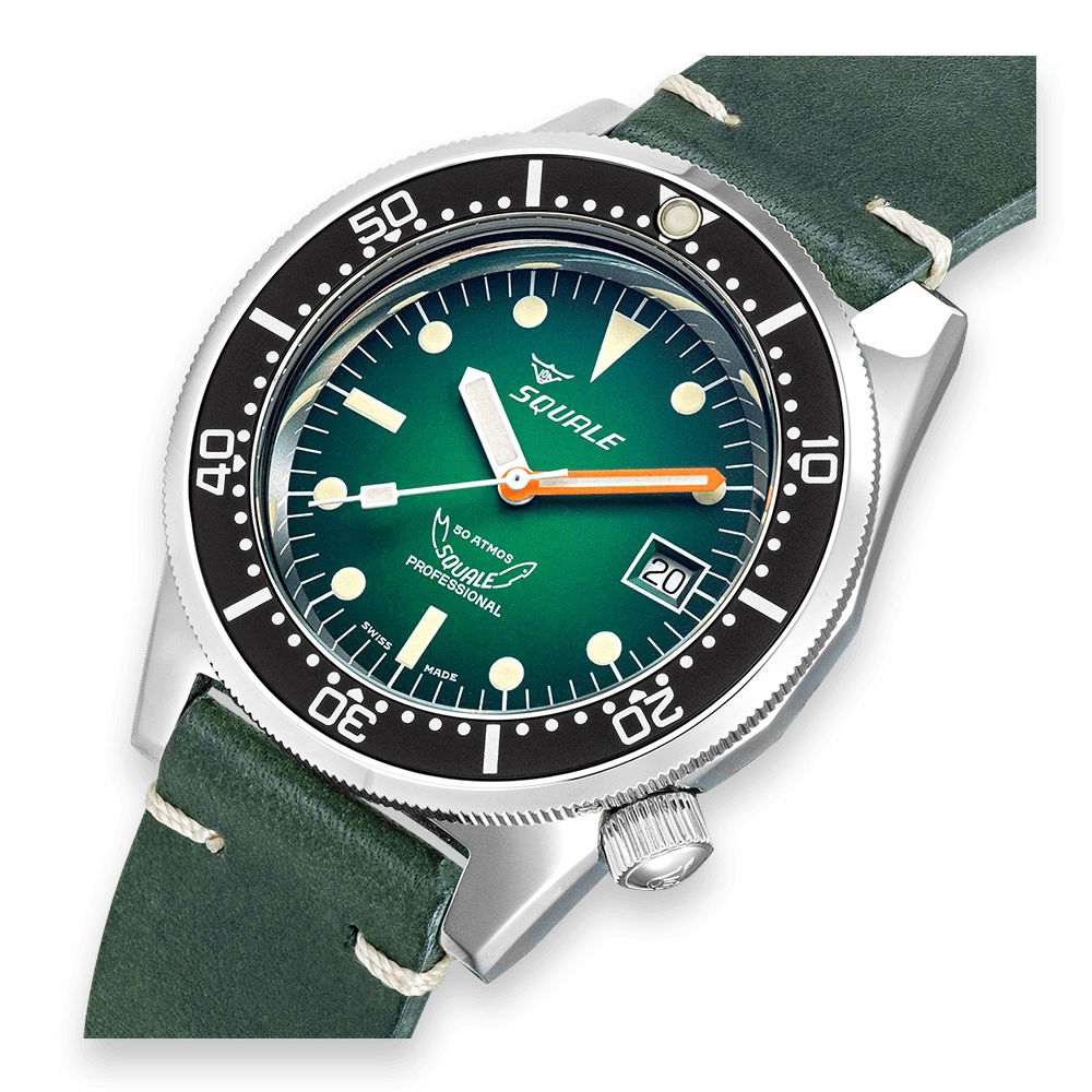 Squale 1521 Green Ray