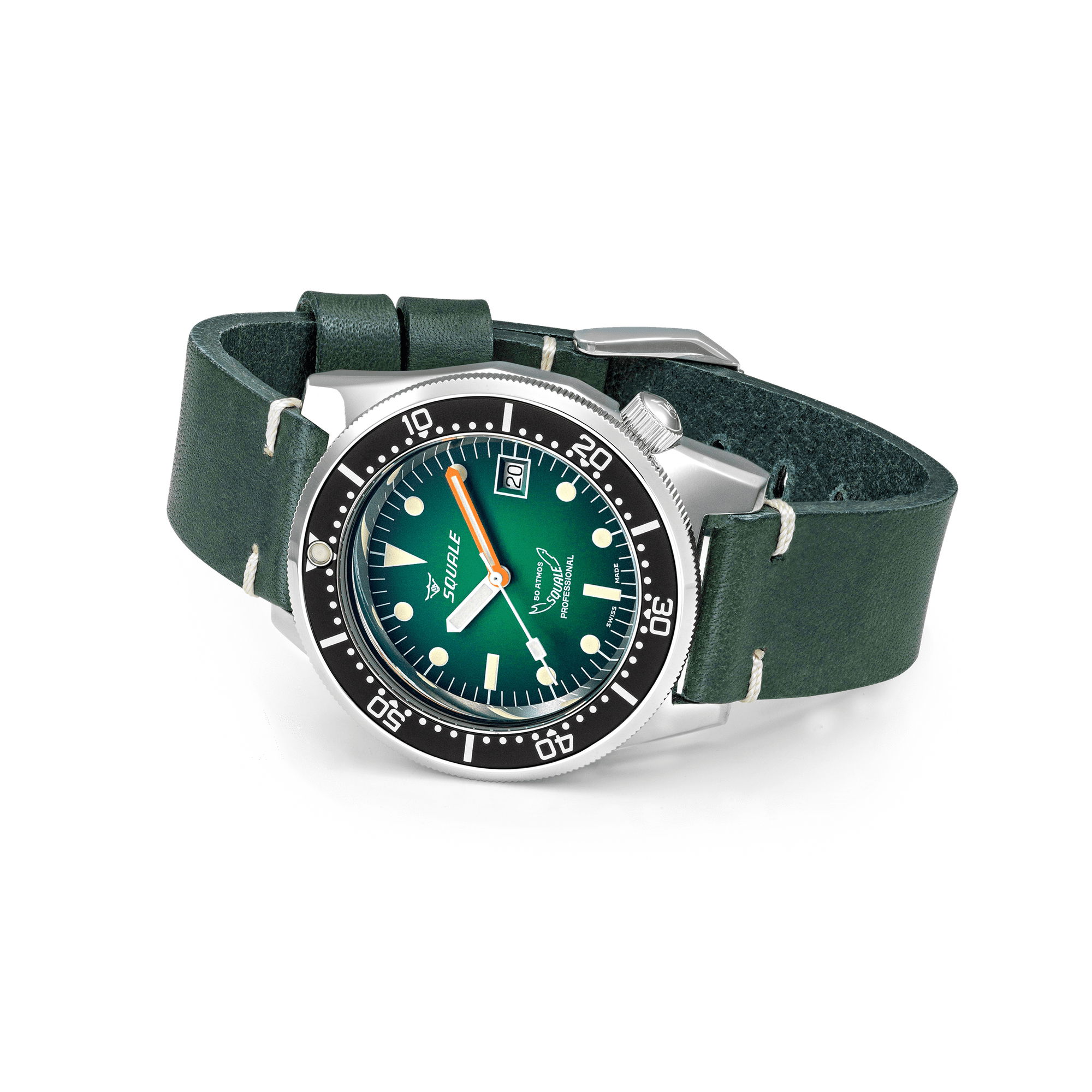 Squale 1521 Green Ray
