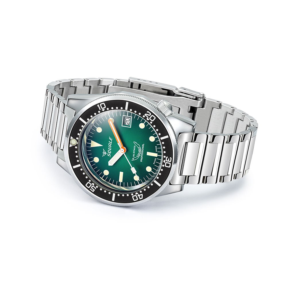 Squale 1521 Green Ray Bracelet