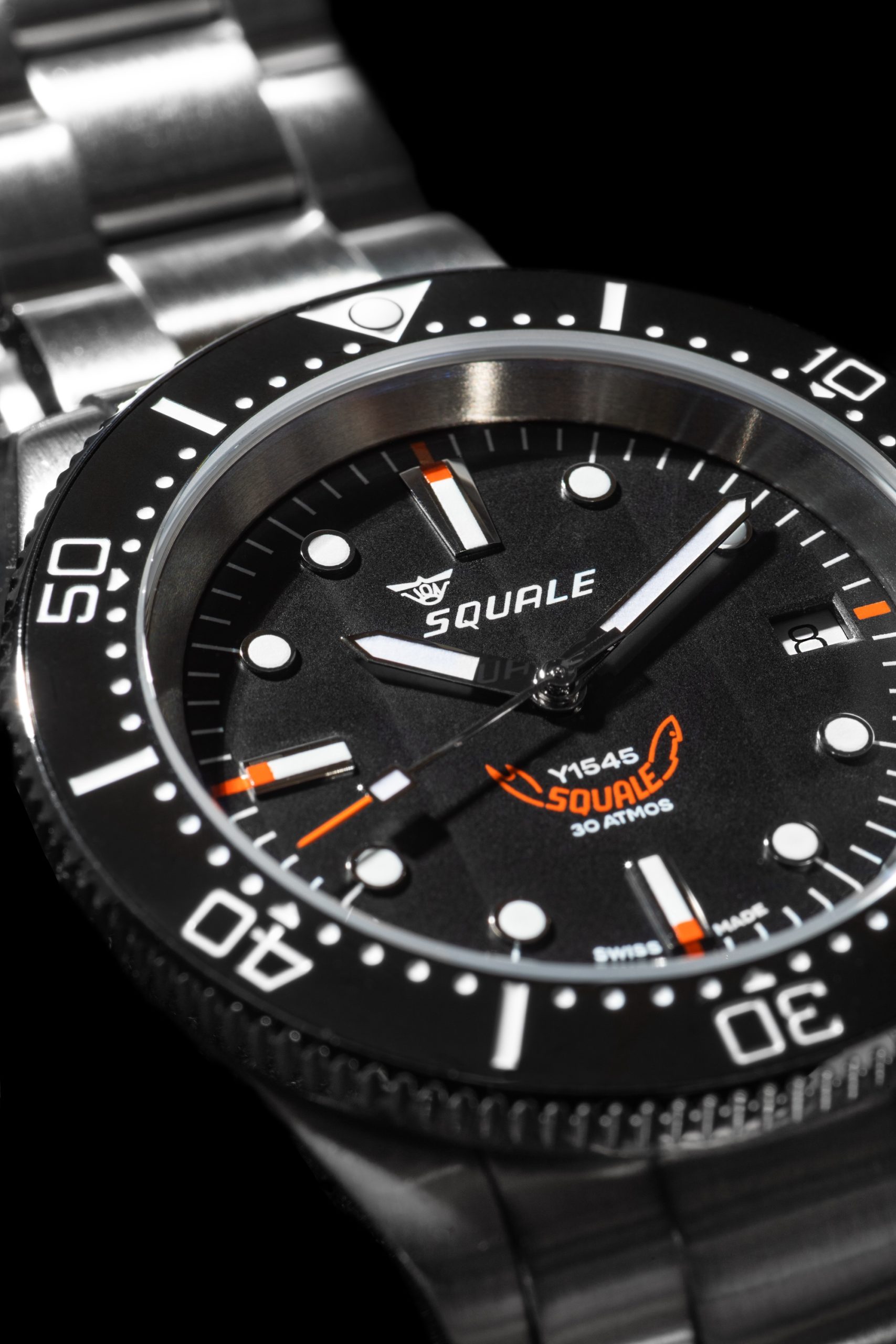 Squale 1545 Black Bracelet