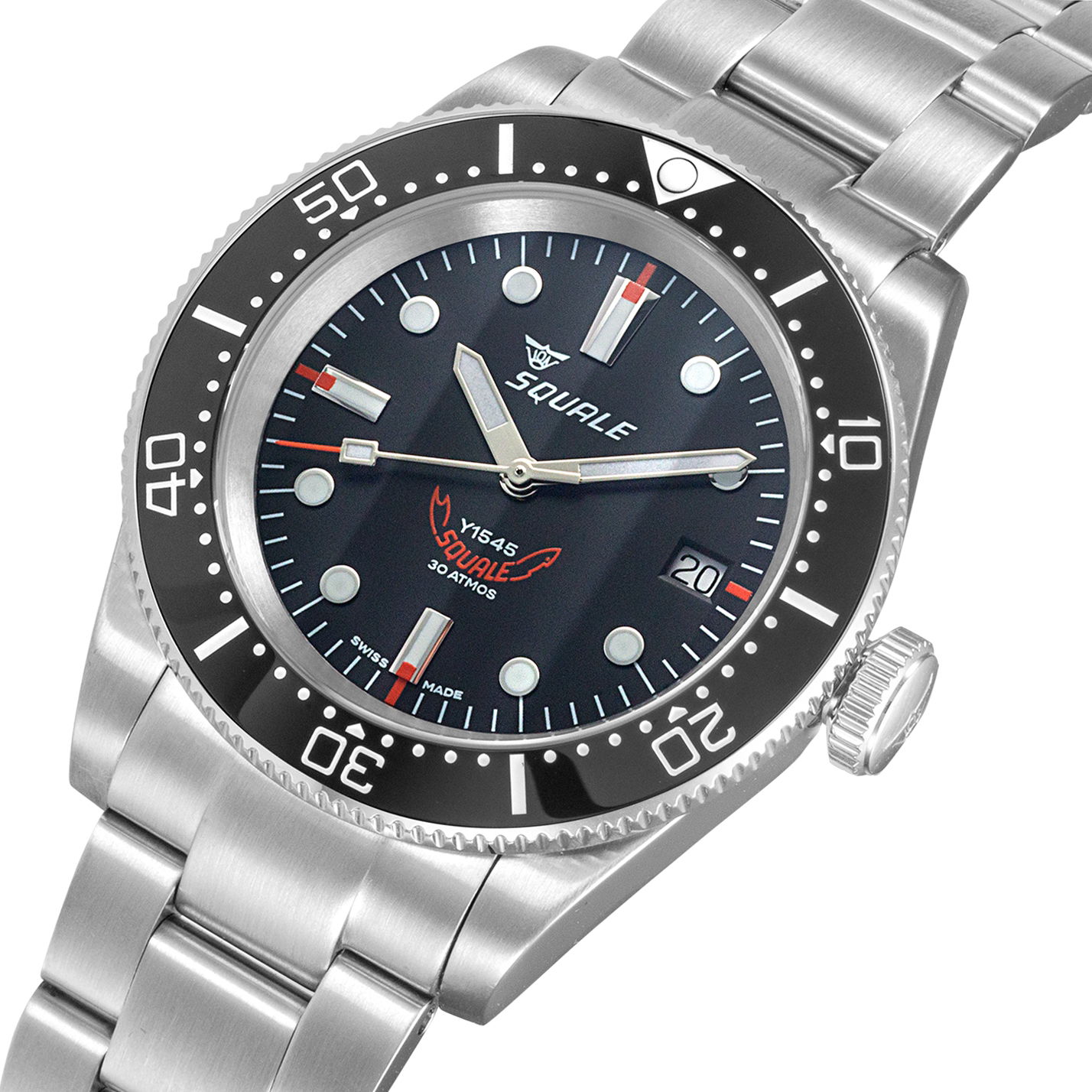Squale 1545 Black Bracelet
