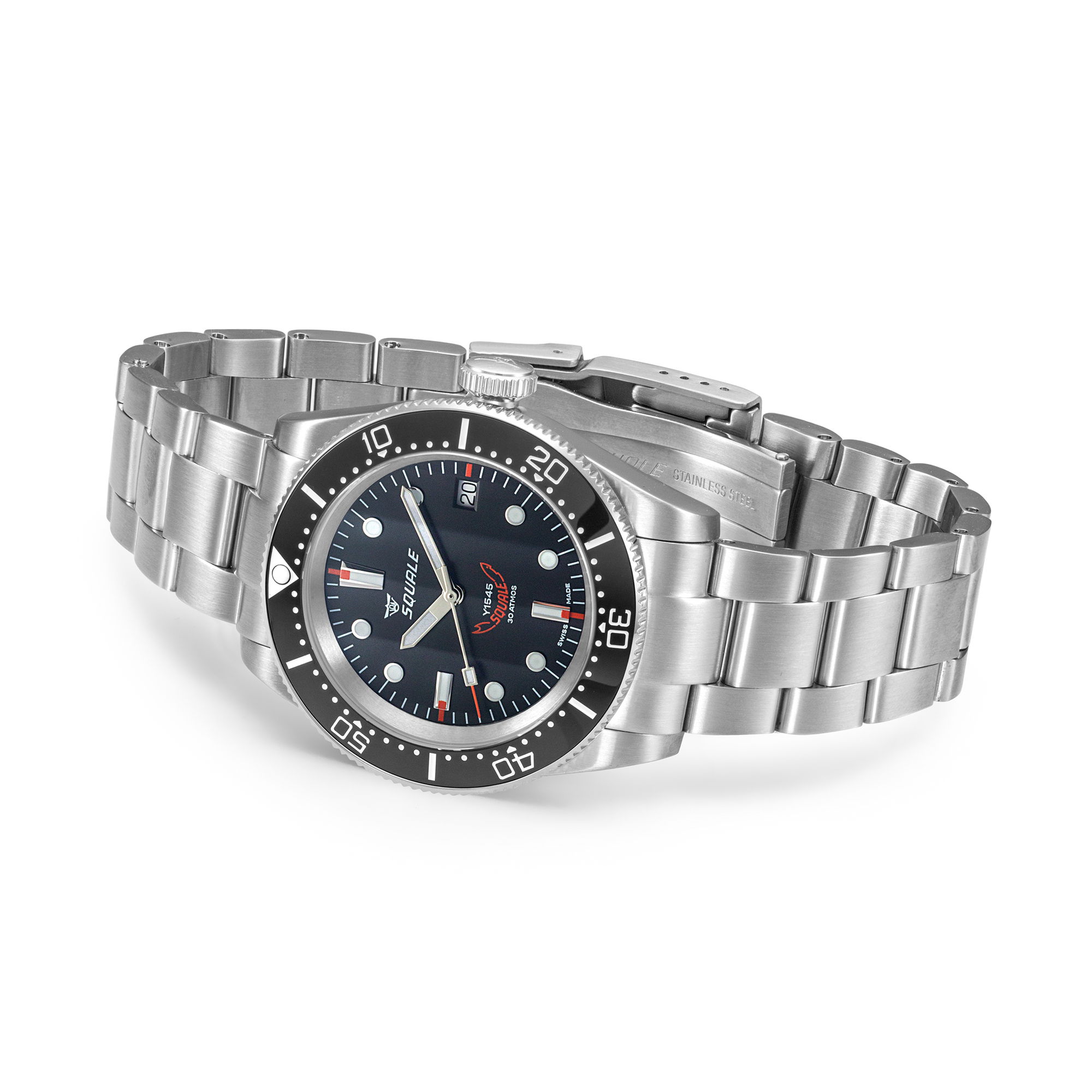 Squale 1545 Black Bracelet