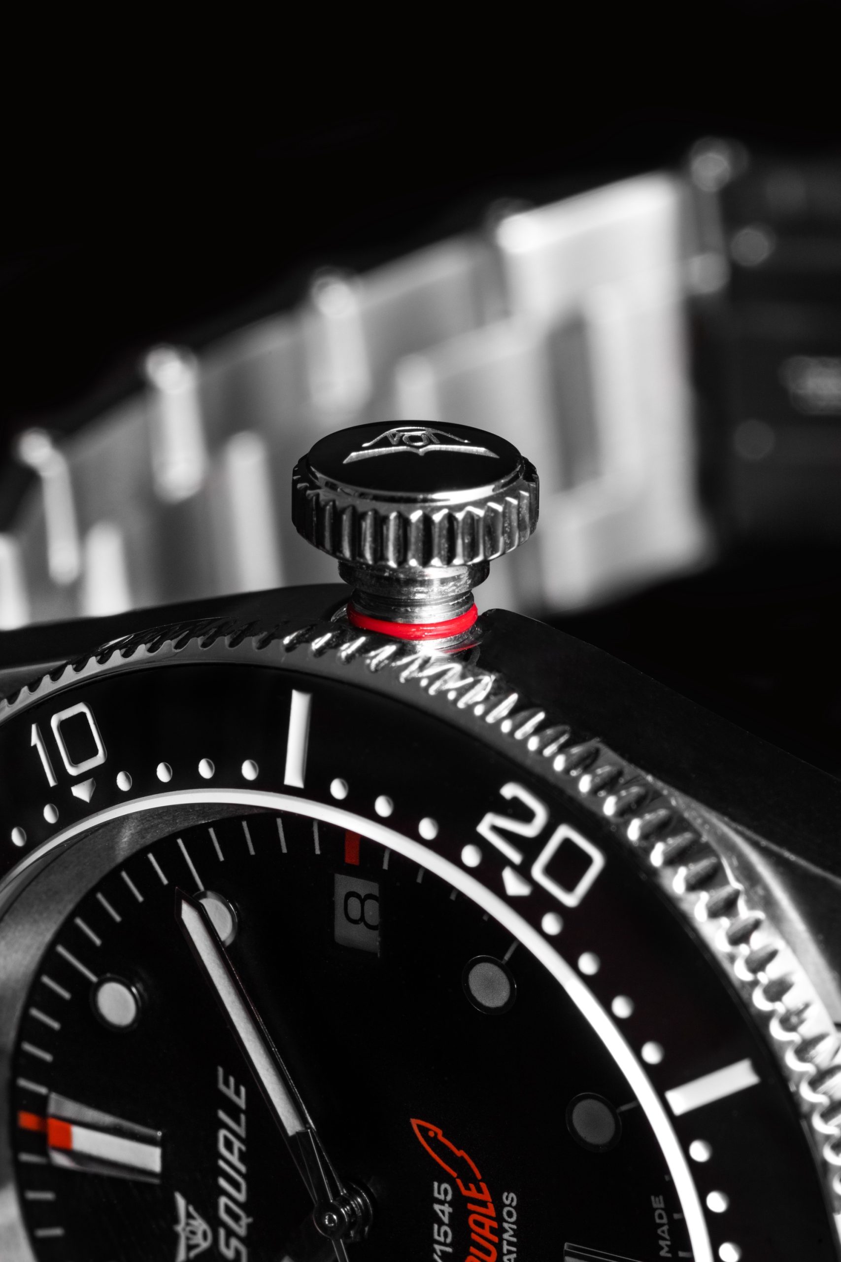 Squale 1545 Black Bracelet